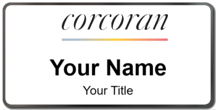 Custom name badges for The Corcoran Group