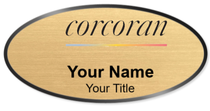 Custom name badges for The Corcoran Group
