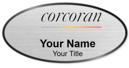 Custom name badges for The Corcoran Group