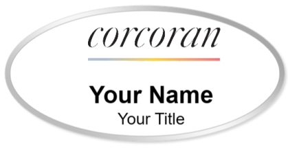Custom name badges for The Corcoran Group