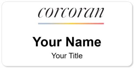 Custom name badges for The Corcoran Group