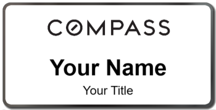 Compass Name Tags Compass Name Tags - NameBadge.com