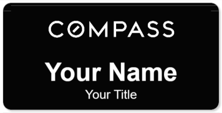 Custom name badges for Compass Real Estate