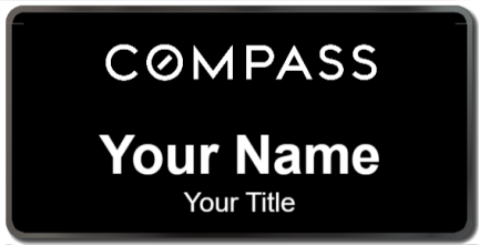 Custom name badges for Compass Real Estate