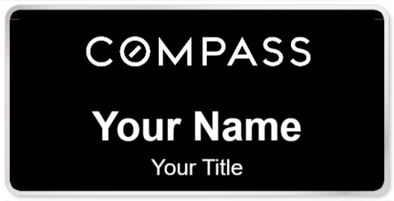 Custom name badges for Compass Real Estate