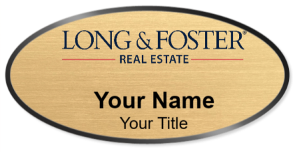 Custom name badges for Long & Foster Real Estate
