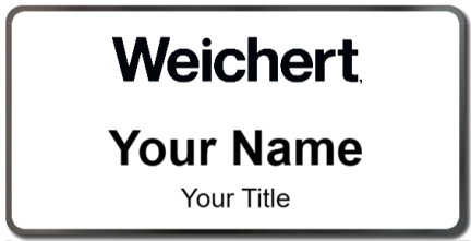 Custom name badges for Weichert
