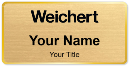 Custom name badges for Weichert