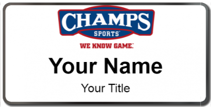 Custom name badges for Champs