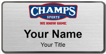 Custom name badges for Champs