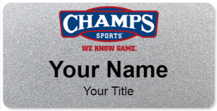 Custom name badges for Champs