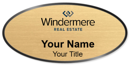 Custom name badges for Windermere Real Estate