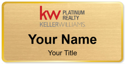 Custom name badges for Keller Williams Platinum Realty