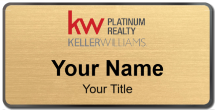 Custom name badges for Keller Williams Platinum Realty