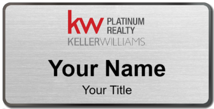 Custom name badges for Keller Williams Platinum Realty