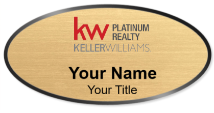 Custom name badges for Keller Williams Platinum Realty