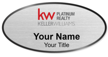 Custom name badges for Keller Williams Platinum Realty
