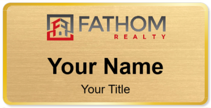 Custom name badges for Fathom Realty