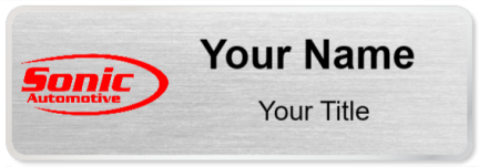 Custom name badges for Sonic Automotive