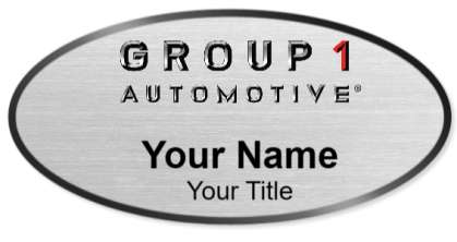 Custom name badges for Group 1 Automotive