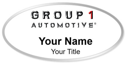 Custom name badges for Group 1 Automotive