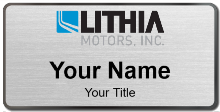 Custom name badges for Lithia Motors