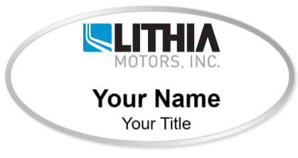 Custom name badges for Lithia Motors