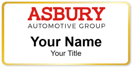 Custom name badges for Asbury Automotive Group
