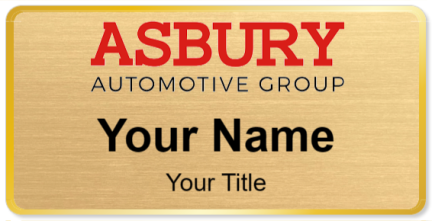 Custom name badges for Asbury Automotive Group