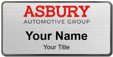 Custom name badges for Asbury Automotive Group