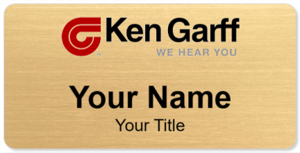 Custom name badges for Ken Garff Automotive Group