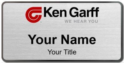 Custom name badges for Ken Garff Automotive Group