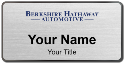 Custom name badges for Berkshire Hathaway Automotive