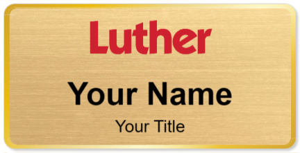 Custom name badges for Luther Automotive Group