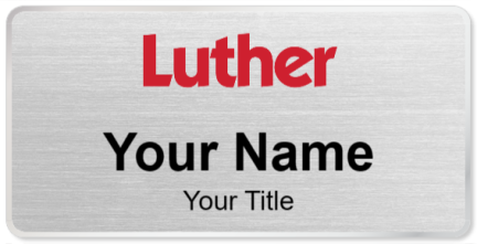 Custom name badges for Luther Automotive Group