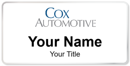 Custom name badges for Cox Automotive