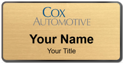Custom name badges for Cox Automotive