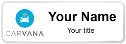Custom name badges for Carvana