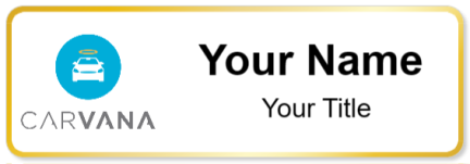 Custom name badges for Carvana