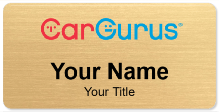 Custom name badges for CarGurus