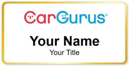 Custom name badges for CarGurus