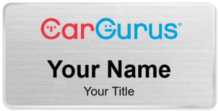 Custom name badges for CarGurus