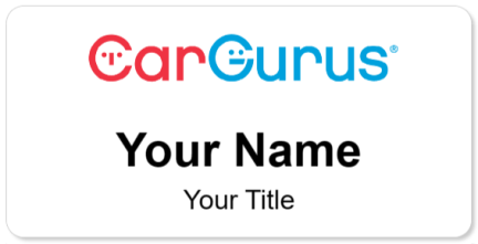 Custom name badges for CarGurus