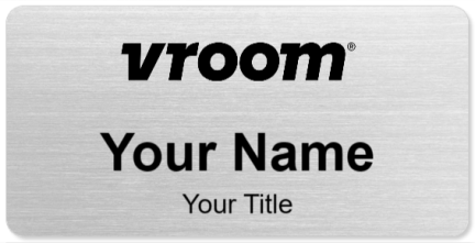 Custom name badges for Vroom