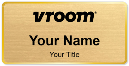 Custom name badges for Vroom