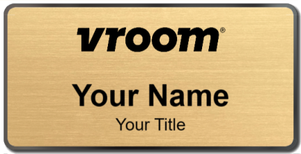 Custom name badges for Vroom