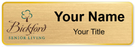 Custom name badges for Bickford Senior Living