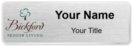 Custom name badges for Bickford Senior Living