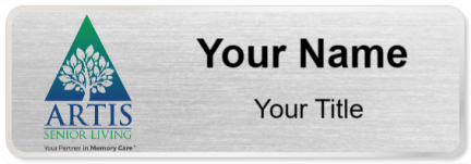 Custom name badges for Artis Senior Living