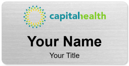 Custom name badges for Capital Health Group